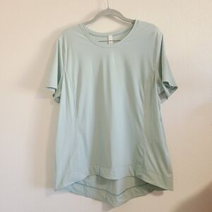 Lululemon Blue Morning Match Short Sleeve Tee
